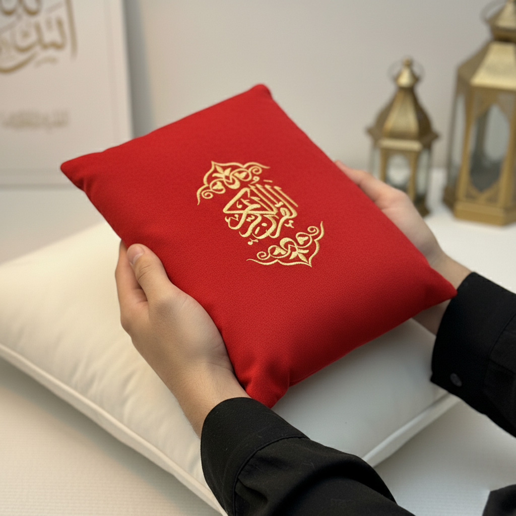 ghilaf e quran velvet embroidered(al quran) ghilaf e quran velvet embroidered(al quran)