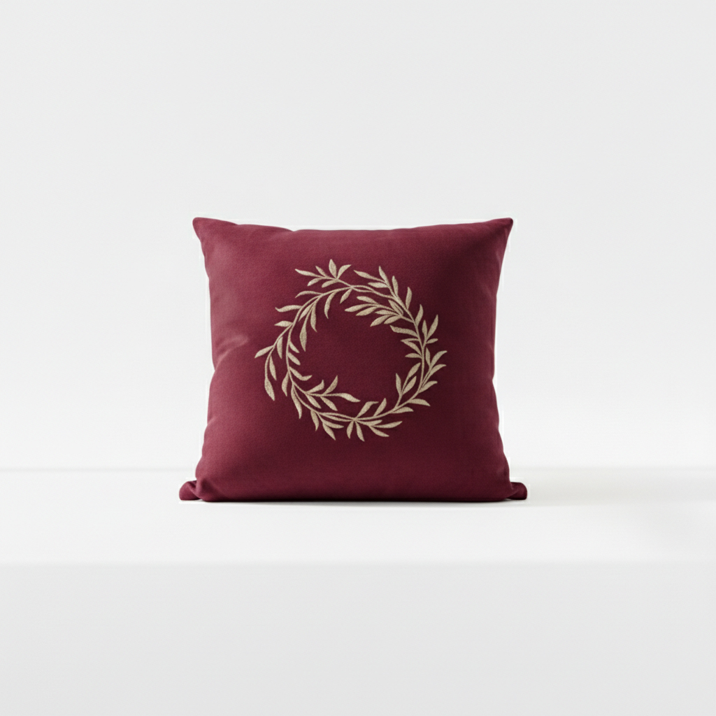 round bale velvet embroidered cushion cover round bale velvet embroidered cushion cover