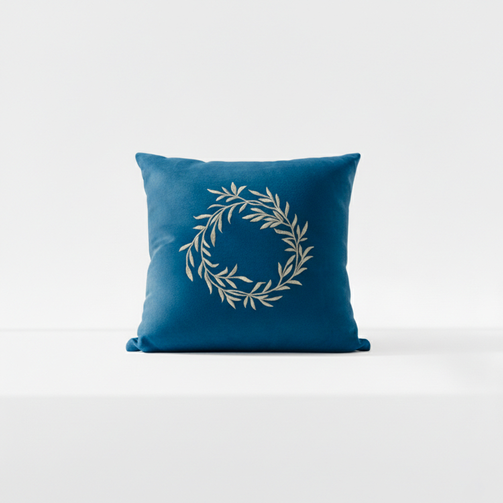 round bale velvet embroidered cushion cover round bale velvet embroidered cushion cover