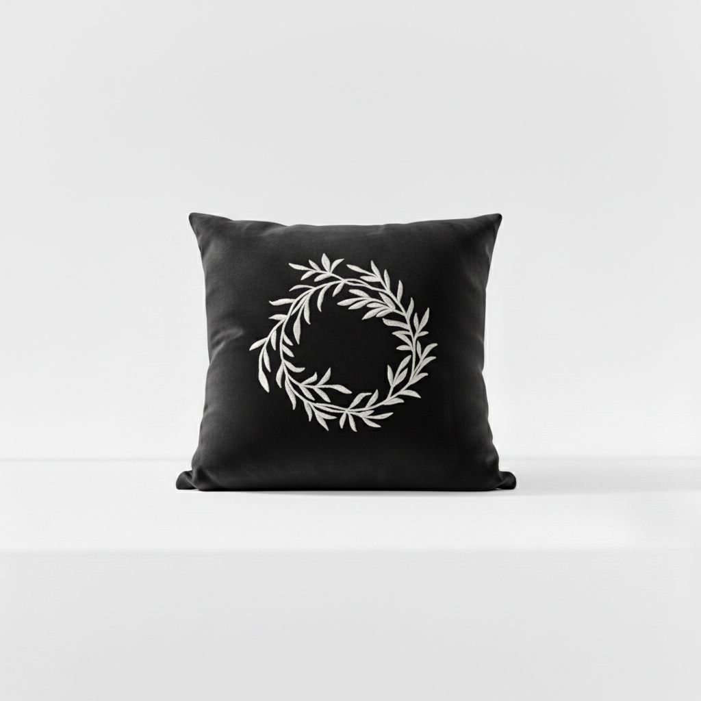 round bale velvet embroidered cushion cover round bale velvet embroidered cushion cover