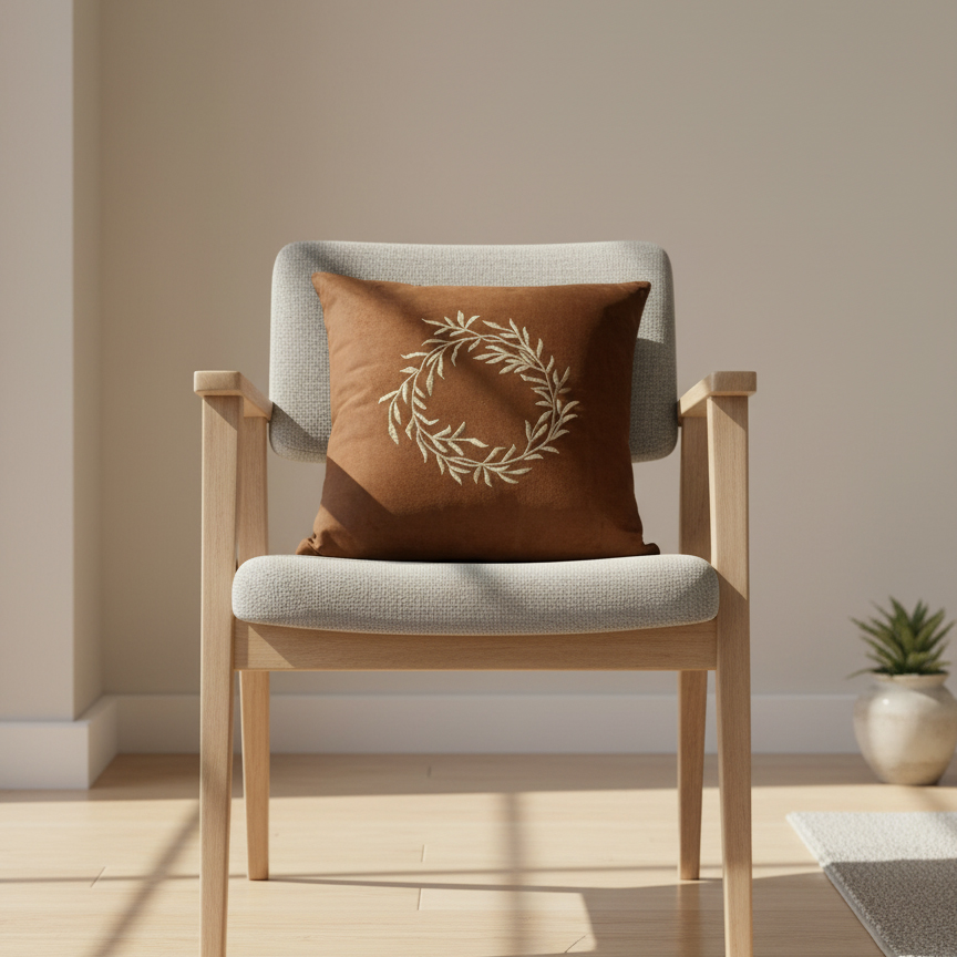 round bale velvet embroidered cushion cover round bale velvet embroidered cushion cover