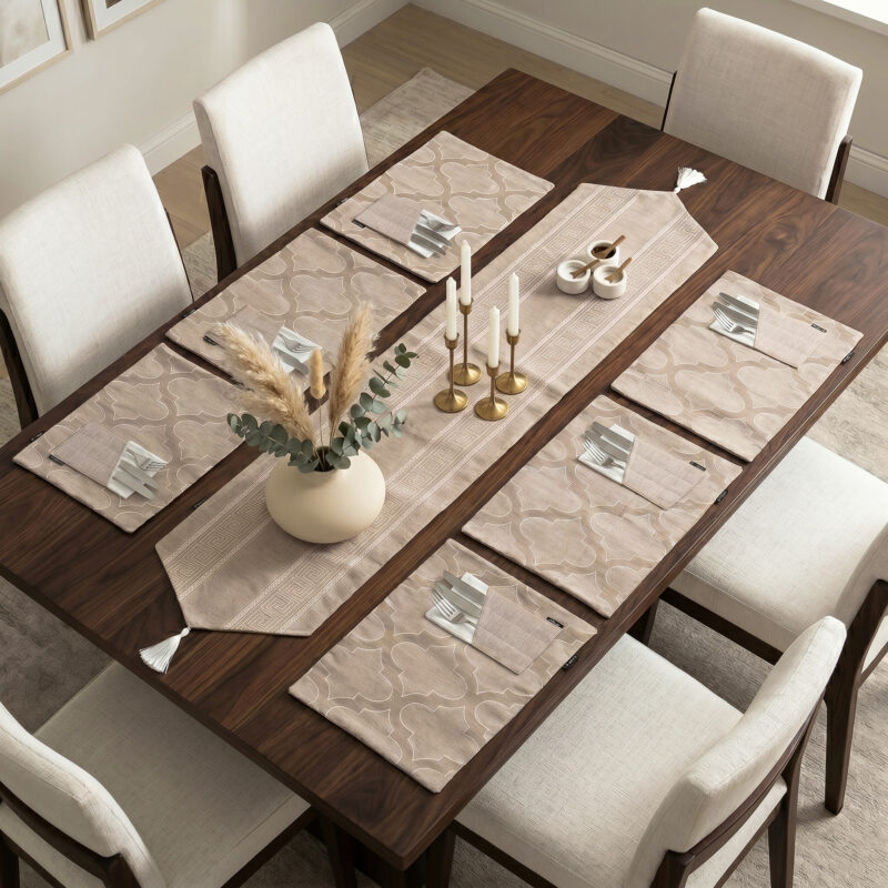 sandy-meander-table-runner-mat-set